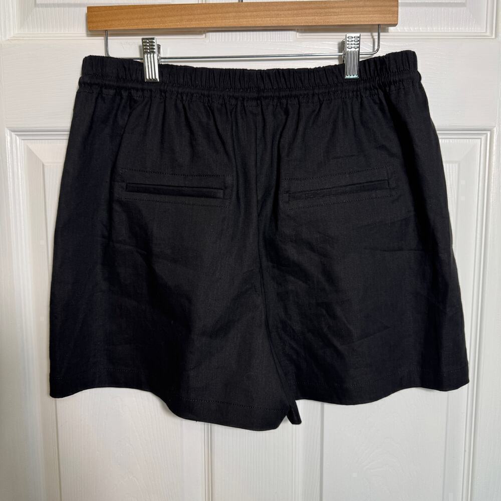 NWT Vince High-rise Rope-tie Linen Shorts - Picture 4 of 9